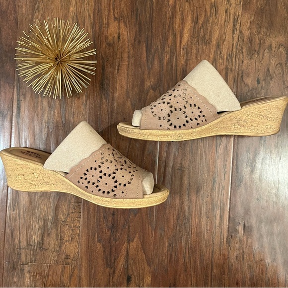 Spring Step Wedge Sandals Estella in Beige Size 10 (EU41) - Picture 9 of 10